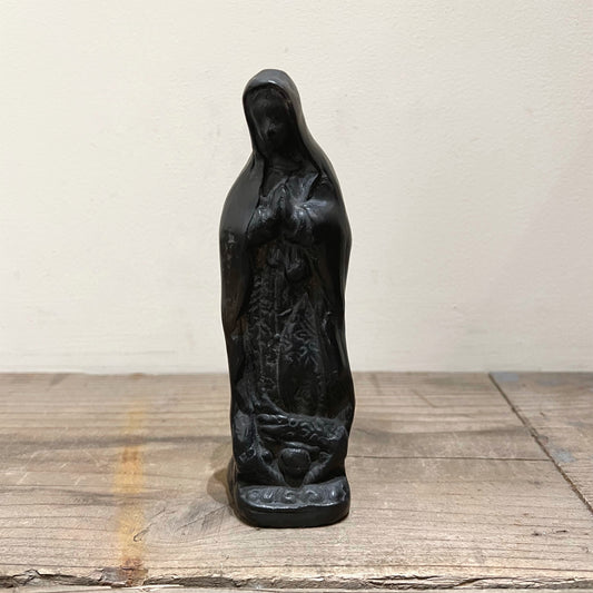 【matsunoichi】セラミックの黒いマリア像(NY)1
