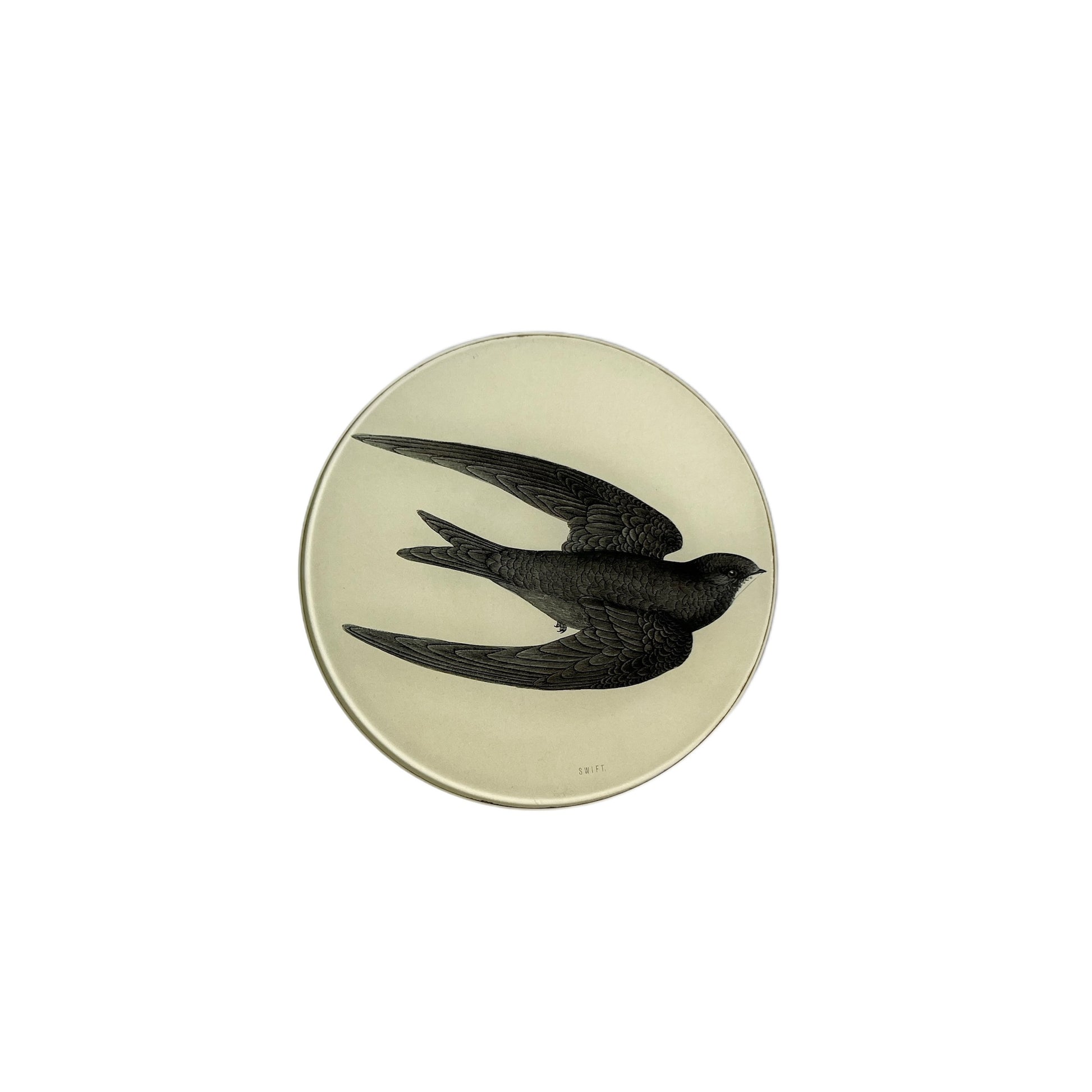 【JOHN DERIAN】デコパージュプレート Swift Bird (Swallow)