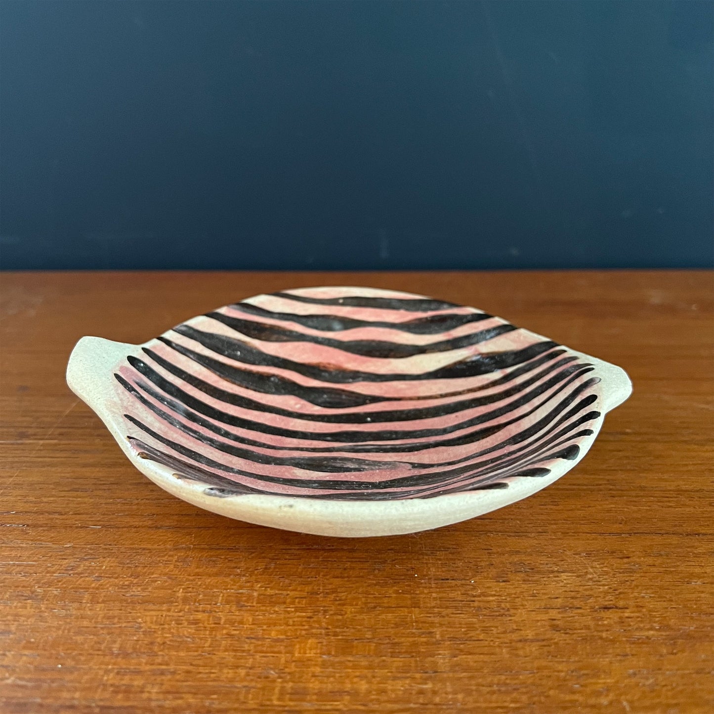 【マルト・デムランセレクト】ピンクの縞々お皿