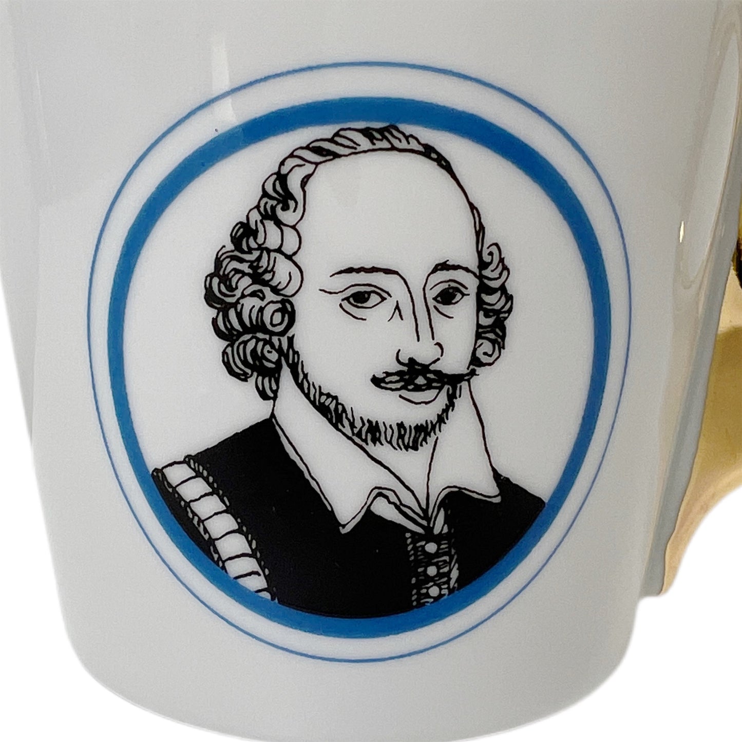 【Kuhn Keramik】 ポートレートマグカップ William Shakespeare