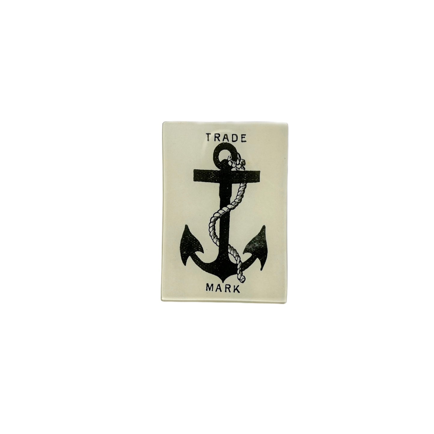 【JOHN DERIAN】デコパージュプレート Anchor Trademark