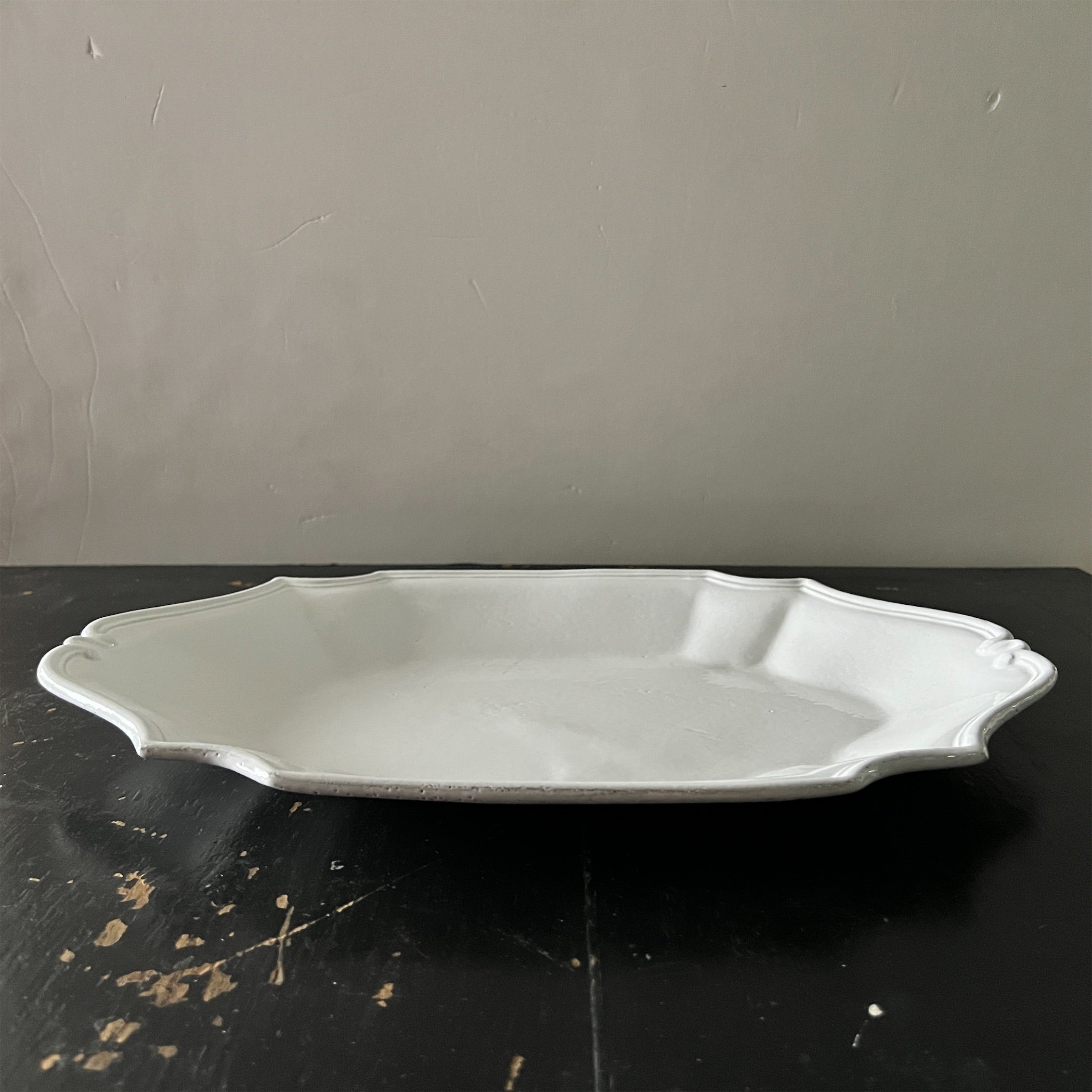 独特の素材 Villatte アスティエ Regence Platter Oval キッチン・食器