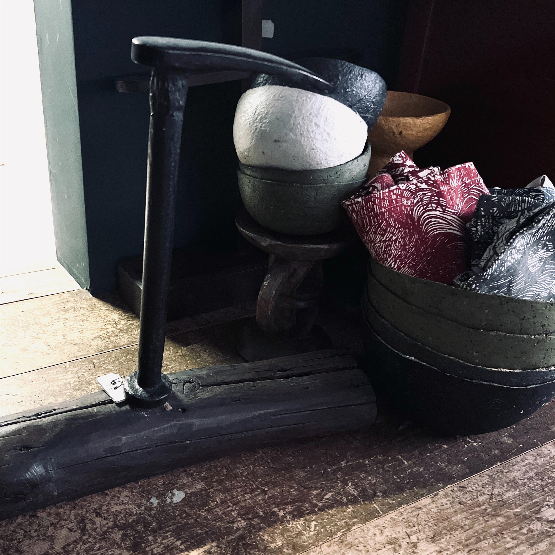 【FEEL】古道具 Antique shoemaker anvil with peana