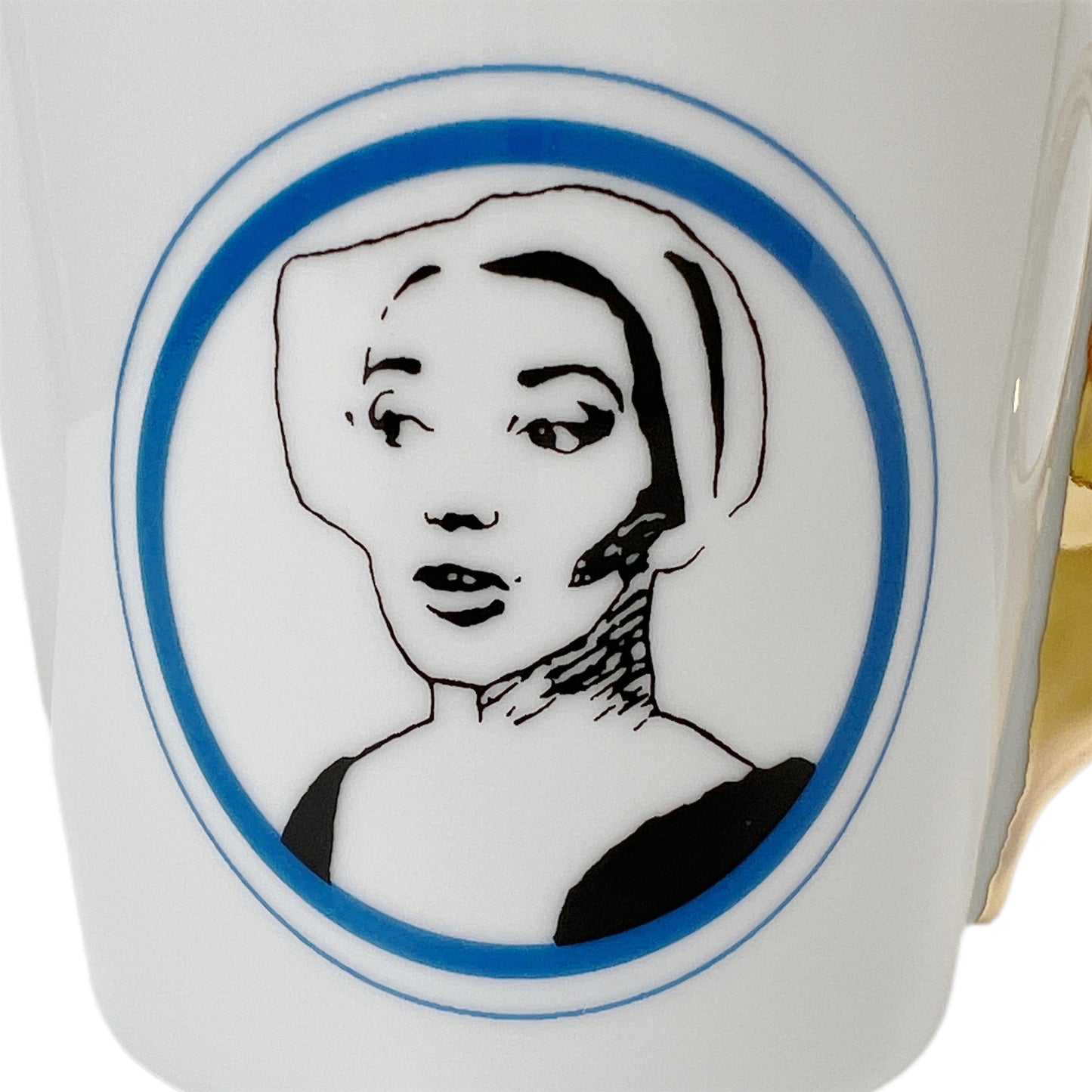 【Kuhn Keramik】 ポートレートマグカップ Maria Callas