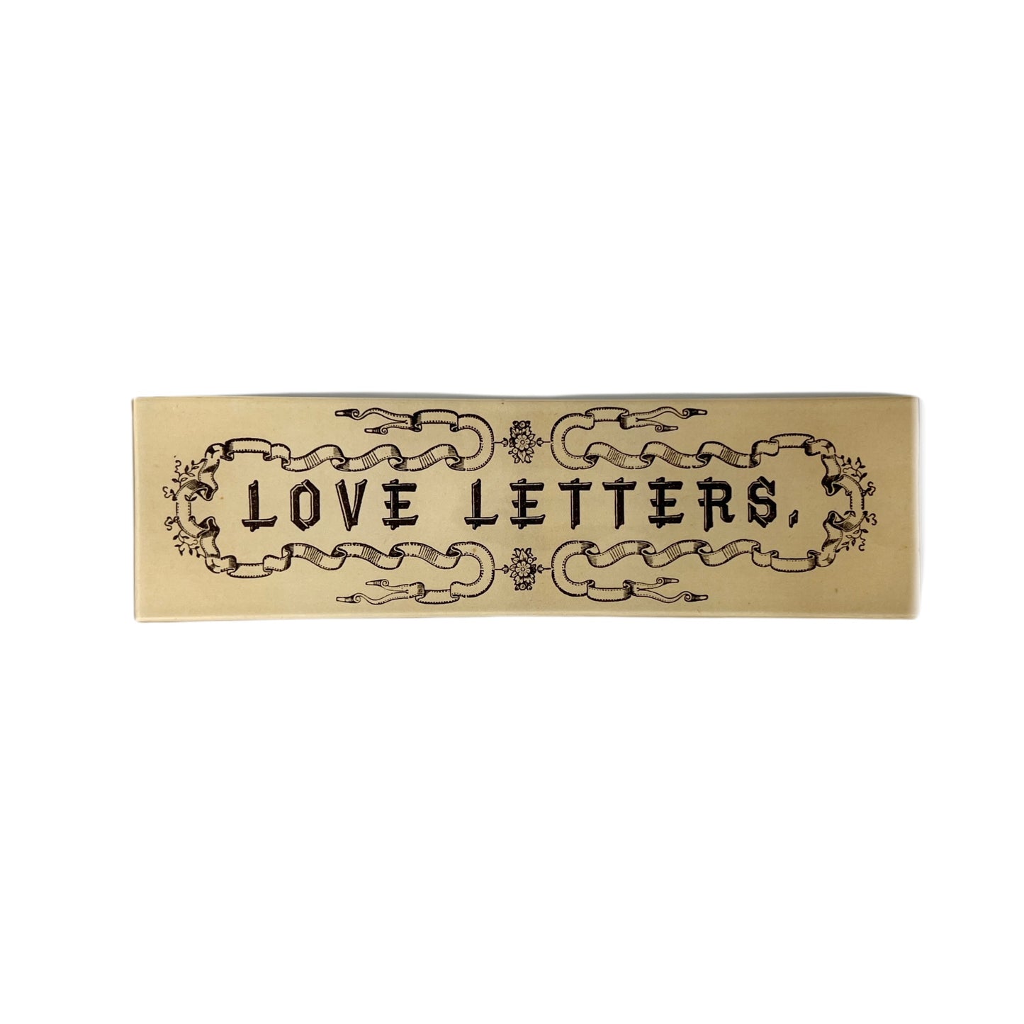 【JOHN DERIAN】デコパージュプレート Love Letters