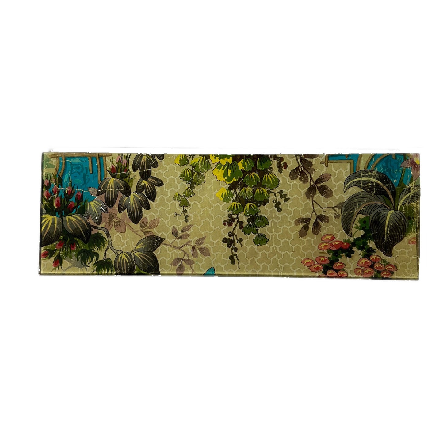 【JOHN DERIAN】デコパージュプレート Leafy Wallpaper