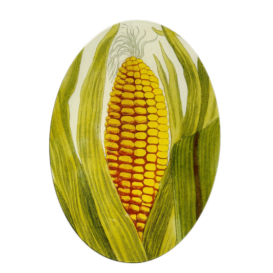 【JOHN DERIAN】デコパージュプレート Yellow Corn