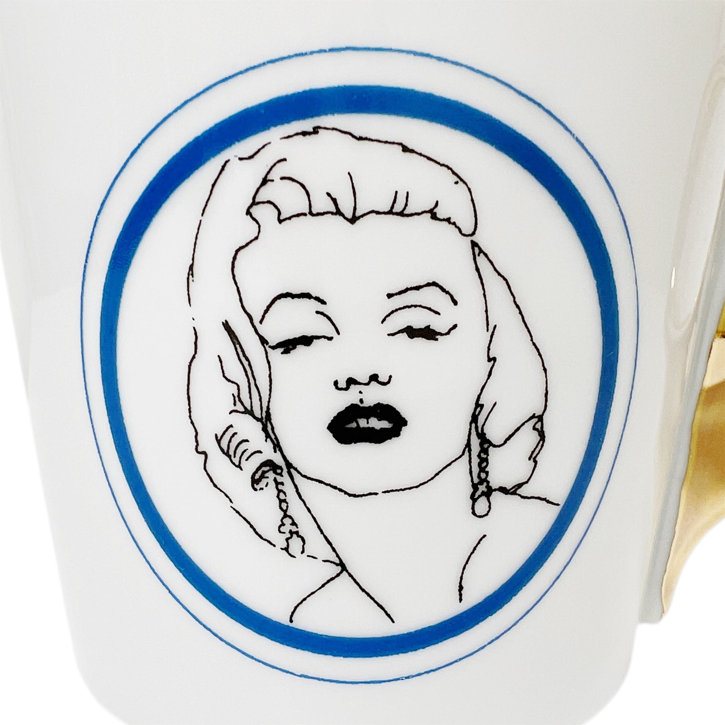 【Kuhn Keramik】 ポートレートマグカップ Marilyn Monroe