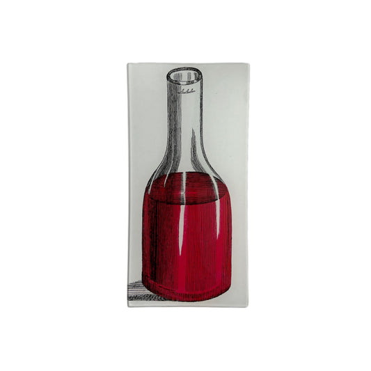 【JOHN DERIAN】デコパージュプレート Red wine