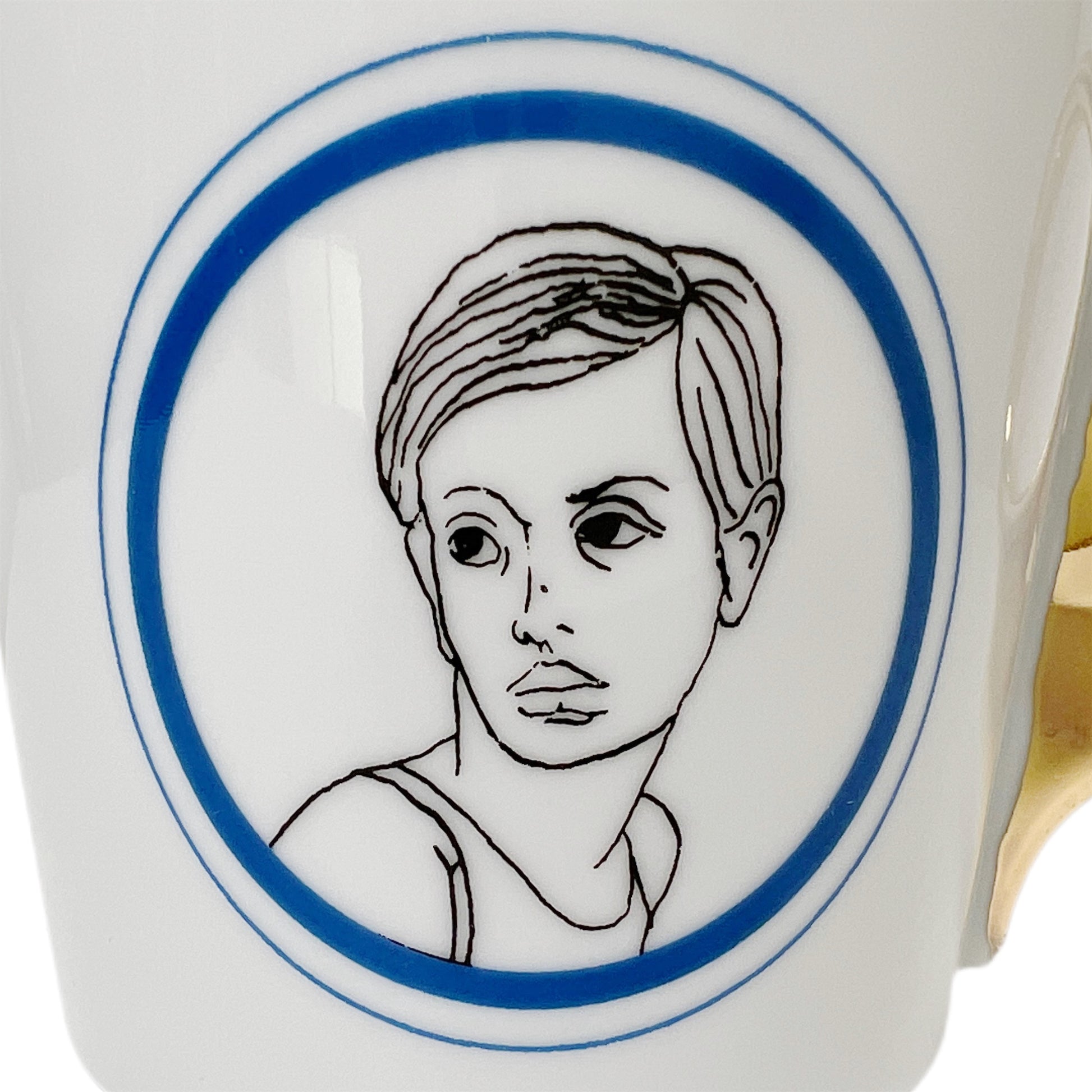 【Kuhn Keramik】 ポートレートマグカップ Twiggy